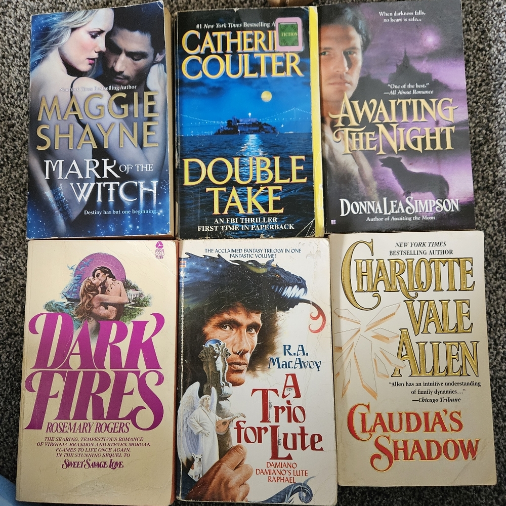 Vintage romance books bundle 5